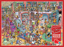 Load image into Gallery viewer, Doodle Town: Bookshop Bedlam - 1000 Piece Puzzle by Cobble Hill
