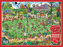 Load image into Gallery viewer, Offside Antics - DoodleTown - 1000 Piece Puzzle by Cobble Hill
