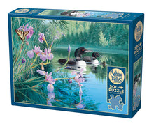 Load image into Gallery viewer, Iris Cove Loons - 500 Piece Puzzle by Cobble Hill - Hallmark Timmins
