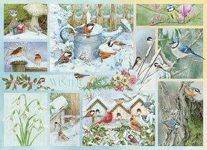 Garden Birds in Winter - 500 Piece Puzzle by Cobble Hill