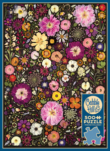 Flower Press: Little Hollow & Red Daisy - 500 Piece Puzzle by Cobble Hill