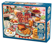 Load image into Gallery viewer, Diner Talk - 500 Piece Puzzle by Cobble Hill

