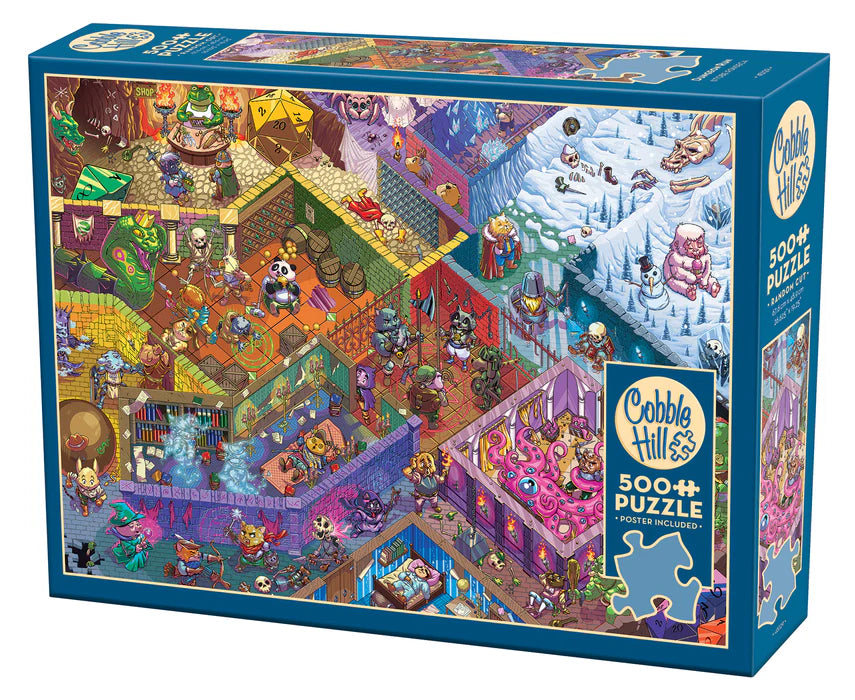 Dungeon Run - 500 Piece Puzzle by Cobble Hill
