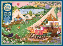 Load image into Gallery viewer, Glamping - 500 Piece Puzzle by Cobble Hill
