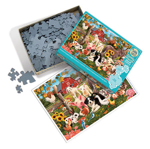 Family Farm - 350 Piece Puzzle by Cobble Hill