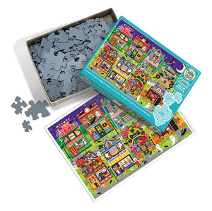 Boo Town (Family) - 350 Piece Puzzle by Cobble Hill