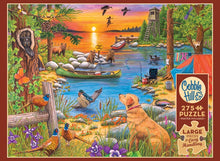 Load image into Gallery viewer, Camping at Sunset Cove - Easy Handling 275 Piece Puzzle by Cobble Hill
