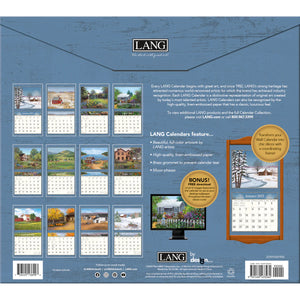 Country Living 2025 LANG Deluxe Wall Calendar