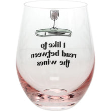 Load image into Gallery viewer, Between the Wines 18 oz Stemless Wine Glass
