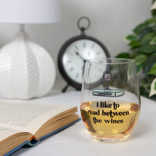 Load image into Gallery viewer, Between the Wines 18 oz Stemless Wine Glass
