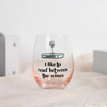 Load image into Gallery viewer, Between the Wines 18 oz Stemless Wine Glass
