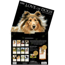 Load image into Gallery viewer, Love Of Dogs 2025 LANG Deluxe Wall Calendar
