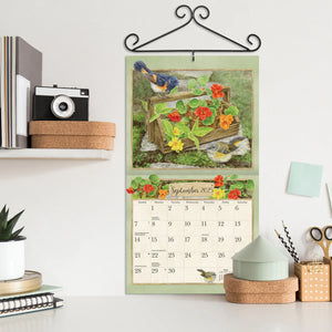 Birds In The Garden 2025 LANG Deluxe Wall Calendar