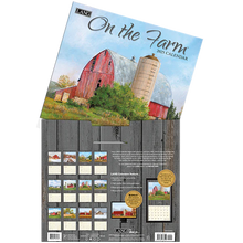 Load image into Gallery viewer, On The Farm 2025 LANG Deluxe Wall Calendar
