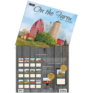 On The Farm 2025 LANG Deluxe Wall Calendar