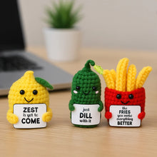 Load image into Gallery viewer, Pickle Crocheted Mini - Little Pick Me UP
