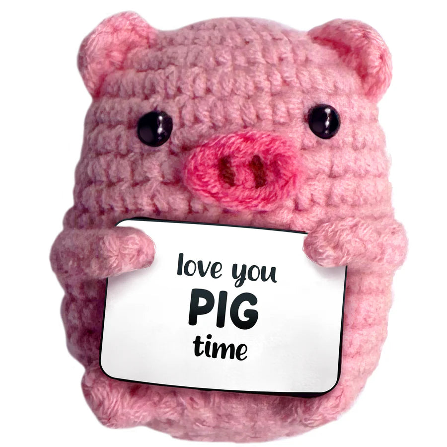 Pig Crocheted Mini - Little Pick Me Up