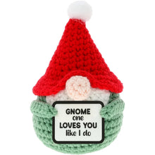 Load image into Gallery viewer, Gnome Crocheted Mini – Gnome One Loves You Like I Do Keepsake Figure
