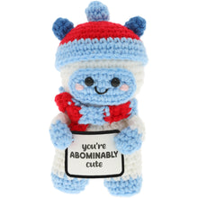 Load image into Gallery viewer, Yeti Crocheted Mini – You're Abominably Cute Keepsake Figure
