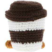 Load image into Gallery viewer, Coffee Crocheted Mini – Brew-tiful Days Ahead Encouragement Figure
