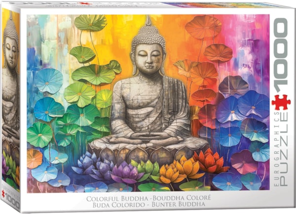 Colorful Buddha - 1000 Piece Puzzle by Eurographics