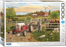 Load image into Gallery viewer, Farmer’s Ford Tractor - 1000 Piece Puzzle by Eurographics
