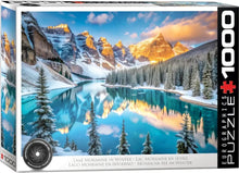 Load image into Gallery viewer, Lake Morraine in Winter - 1000 Piece Puzzle by Eurographics
