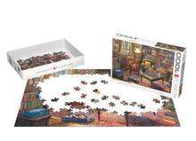 Load image into Gallery viewer, Books, Cats and Puzzles - 1000 Piece Puzzle by Eurographics

