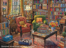 Load image into Gallery viewer, Books, Cats and Puzzles - 1000 Piece Puzzle by Eurographics
