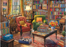 Load image into Gallery viewer, Books, Cats and Puzzles - 1000 Piece Puzzle by Eurographics
