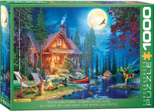 Load image into Gallery viewer, Moon Lake Cabin - 1000 Piece Puzzle by Eurographics
