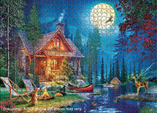 Load image into Gallery viewer, Moon Lake Cabin - 1000 Piece Puzzle by Eurographics
