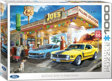 Load image into Gallery viewer, Mustang Boss vs Dark Horse - 1000 Piece Puzzle by Eurographics
