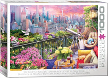 Load image into Gallery viewer, NY Rooftop Garden - 1000 Piece Puzzle by Eurographics
