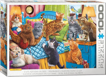 Load image into Gallery viewer, Cute Kittens in Bed- 1000 Piece Puzzle by Eurographics
