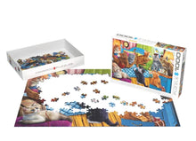 Load image into Gallery viewer, Cute Kittens in Bed- 1000 Piece Puzzle by Eurographics
