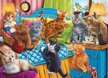 Load image into Gallery viewer, Cute Kittens in Bed- 1000 Piece Puzzle by Eurographics
