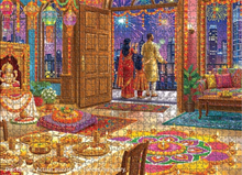 Load image into Gallery viewer, Diwali Fireworks - 1000 Piece Puzzle by Eurographics
