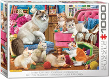Load image into Gallery viewer, Messy Kittens - 1000 Piece Puzzle by Eurographics

