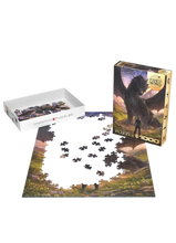 Load image into Gallery viewer, Violet Meets Tairn - 1000 Piece Puzzle by Euroghraphics
