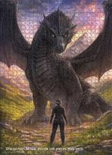 Load image into Gallery viewer, Violet Meets Tairn - 1000 Piece Puzzle by Euroghraphics
