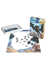 Load image into Gallery viewer, Violet, Dragon Rider - 1000 Piece Puzzle by Eruoghraphics
