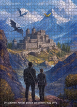 Load image into Gallery viewer, Violet &amp; Xaden - 1000 Piece Puzzle by Eurographics
