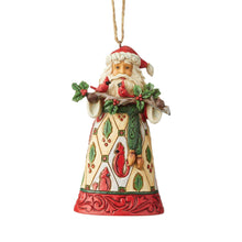 Load image into Gallery viewer, Santa with Cardinals Ornament Jim Shore
