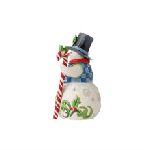 Load image into Gallery viewer, Snowman with Candy Hallmark - Jim Shore Heartwood Creek
