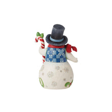 Load image into Gallery viewer, Snowman with Candy Hallmark - Jim Shore Heartwood Creek
