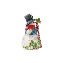 Load image into Gallery viewer, Snowman with Candy Hallmark - Jim Shore Heartwood Creek
