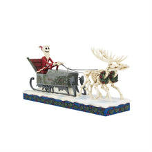 Load image into Gallery viewer, Jack Skeleton Sleigh - Disney Traditions
