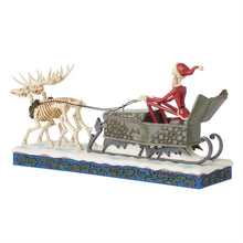 Load image into Gallery viewer, Jack Skeleton Sleigh - Disney Traditions
