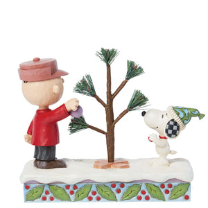 Snoopy & Charlie Brown Tree Peanuts by Jim Shore